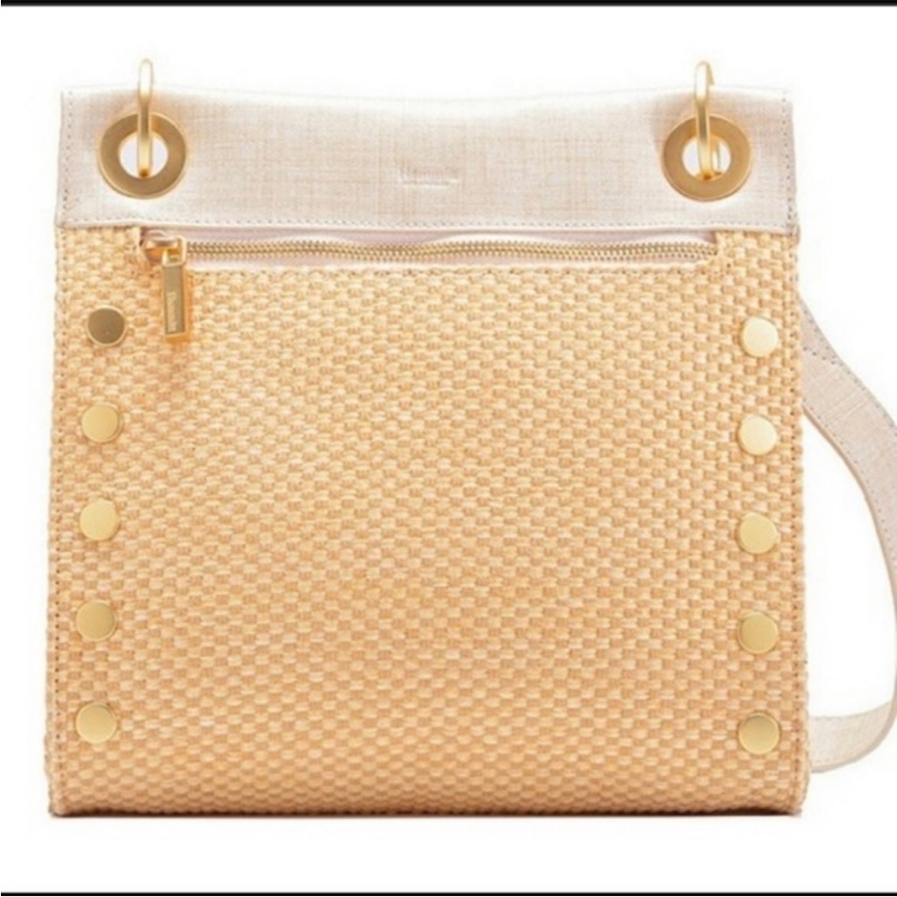 Hammitt Tan and Gold Crossbody Bag, used twice, mint condition